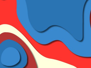 kağıt ile 3D arka plan şekilleri kesim. Soyut kağıt kitap kapağı için şablon arka plan bölmek. Kağıt arka plan kes. Soyut gerçekçi kağıt dekorasyon tasarımı için