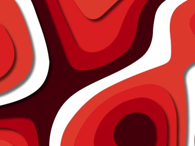 kağıt ile 3D arka plan şekilleri kesim. Soyut kağıt kitap kapağı için şablon arka plan bölmek. Kağıt arka plan kes. Soyut gerçekçi kağıt dekorasyon tasarımı için