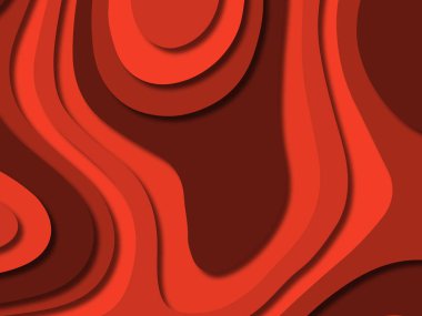 kağıt ile 3D arka plan şekilleri kesim. Soyut kağıt kitap kapağı için şablon arka plan bölmek. Kağıt arka plan kes. Soyut gerçekçi kağıt dekorasyon tasarımı için