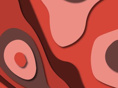 kağıt ile 3D arka plan şekilleri kesim. Soyut kağıt kitap kapağı için şablon arka plan bölmek. Kağıt arka plan kes. Soyut gerçekçi kağıt dekorasyon tasarımı için