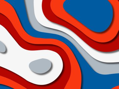 kağıt ile 3D arka plan şekilleri kesim. Soyut kağıt kitap kapağı için şablon arka plan bölmek. Kağıt arka plan kes. Soyut gerçekçi kağıt dekorasyon tasarımı için