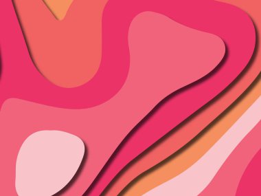 kağıt ile 3D arka plan şekilleri kesim. Soyut kağıt kitap kapağı için şablon arka plan bölmek. Kağıt arka plan kes. Soyut gerçekçi kağıt dekorasyon tasarımı için