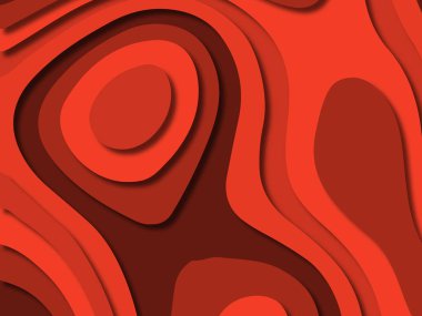 kağıt ile 3D arka plan şekilleri kesim. Soyut kağıt kitap kapağı için şablon arka plan bölmek. Kağıt arka plan kes. Soyut gerçekçi kağıt dekorasyon tasarımı için