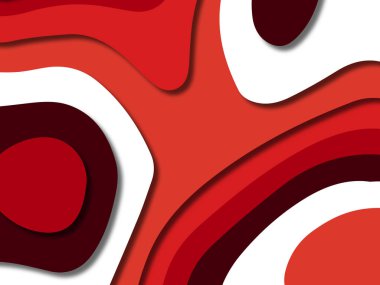 kağıt ile 3D arka plan şekilleri kesim. Soyut kağıt kitap kapağı için şablon arka plan bölmek. Kağıt arka plan kes. Soyut gerçekçi kağıt dekorasyon tasarımı için