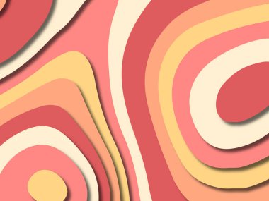 kağıt ile 3D arka plan şekilleri kesim. Soyut kağıt kitap kapağı için şablon arka plan bölmek. Kağıt arka plan kes. Soyut gerçekçi kağıt dekorasyon tasarımı için