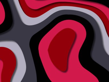 kağıt ile 3D arka plan şekilleri kesim. Soyut kağıt kitap kapağı için şablon arka plan bölmek. Kağıt arka plan kes. Soyut gerçekçi kağıt dekorasyon tasarımı için