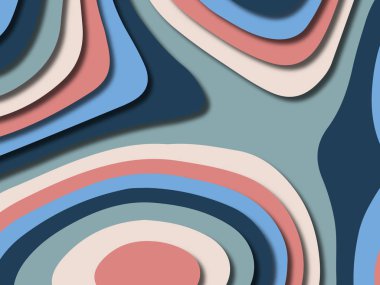 kağıt ile 3D arka plan şekilleri kesim. Soyut kağıt kitap kapağı için şablon arka plan bölmek. Kağıt arka plan kes. Soyut gerçekçi kağıt dekorasyon tasarımı için