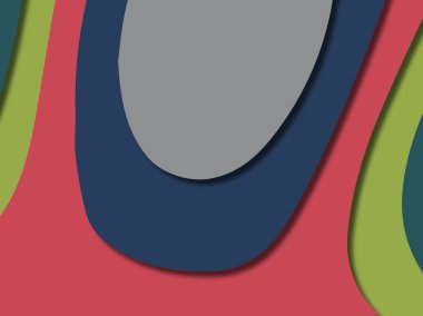 kağıt ile 3D arka plan şekilleri kesim. Soyut kağıt kitap kapağı için şablon arka plan bölmek. Kağıt arka plan kes. Soyut gerçekçi kağıt dekorasyon tasarımı için