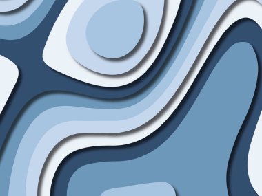 kağıt ile 3D arka plan şekilleri kesim. Soyut kağıt kitap kapağı için şablon arka plan bölmek. Kağıt arka plan kes. Soyut gerçekçi kağıt dekorasyon tasarımı için