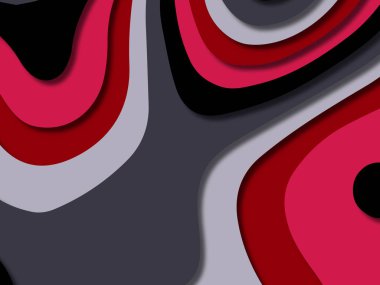 kağıt ile 3D arka plan şekilleri kesim. Soyut kağıt kitap kapağı için şablon arka plan bölmek. Kağıt arka plan kes. Soyut gerçekçi kağıt dekorasyon tasarımı için