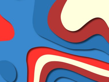 kağıt ile 3D arka plan şekilleri kesim. Soyut kağıt kitap kapağı için şablon arka plan bölmek. Kağıt arka plan kes. Soyut gerçekçi kağıt dekorasyon tasarımı için