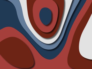 kağıt ile 3D arka plan şekilleri kesim. Soyut kağıt kitap kapağı için şablon arka plan bölmek. Kağıt arka plan kes. Soyut gerçekçi kağıt dekorasyon tasarımı için