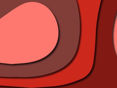 kağıt ile 3D arka plan şekilleri kesim. Soyut kağıt kitap kapağı için şablon arka plan bölmek. Kağıt arka plan kes. Soyut gerçekçi kağıt dekorasyon tasarımı için