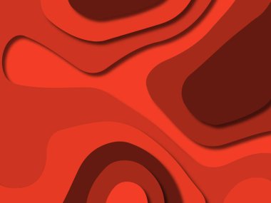 kağıt ile 3D arka plan şekilleri kesim. Soyut kağıt kitap kapağı için şablon arka plan bölmek. Kağıt arka plan kes. Soyut gerçekçi kağıt dekorasyon tasarımı için