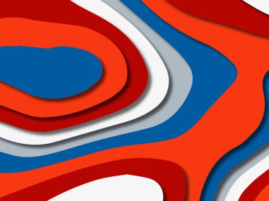 kağıt ile 3D arka plan şekilleri kesim. Soyut kağıt kitap kapağı için şablon arka plan bölmek. Kağıt arka plan kes. Soyut gerçekçi kağıt dekorasyon tasarımı için