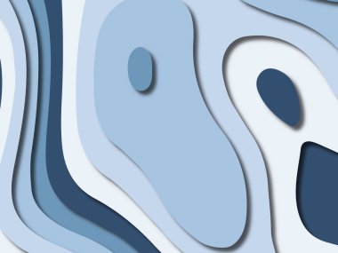 kağıt ile 3D arka plan şekilleri kesim. Soyut kağıt kitap kapağı için şablon arka plan bölmek. Kağıt arka plan kes. Soyut gerçekçi kağıt dekorasyon tasarımı için