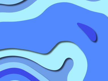 kağıt ile 3D arka plan şekilleri kesim. Soyut kağıt kitap kapağı için şablon arka plan bölmek. Kağıt arka plan kes. Soyut gerçekçi kağıt dekorasyon tasarımı için