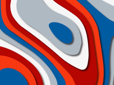 kağıt ile 3D arka plan şekilleri kesim. Soyut kağıt kitap kapağı için şablon arka plan bölmek. Kağıt arka plan kes. Soyut gerçekçi kağıt dekorasyon tasarımı için