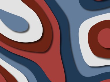 kağıt ile 3D arka plan şekilleri kesim. Soyut kağıt kitap kapağı için şablon arka plan bölmek. Kağıt arka plan kes. Soyut gerçekçi kağıt dekorasyon tasarımı için