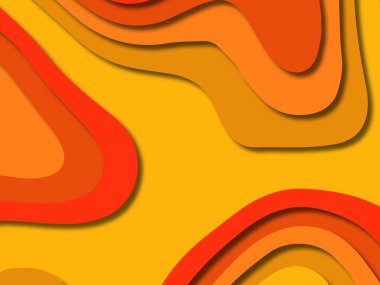 kağıt ile 3D arka plan şekilleri kesim. Soyut kağıt kitap kapağı için şablon arka plan bölmek. Kağıt arka plan kes. Soyut gerçekçi kağıt dekorasyon tasarımı için