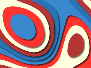 kağıt ile 3D arka plan şekilleri kesim. Soyut kağıt kitap kapağı için şablon arka plan bölmek. Kağıt arka plan kes. Soyut gerçekçi kağıt dekorasyon tasarımı için