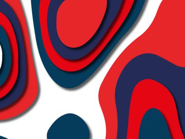 kağıt ile 3D arka plan şekilleri kesim. Soyut kağıt kitap kapağı için şablon arka plan bölmek. Kağıt arka plan kes. Soyut gerçekçi kağıt dekorasyon tasarımı için