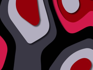 kağıt ile 3D arka plan şekilleri kesim. Soyut kağıt kitap kapağı için şablon arka plan bölmek. Kağıt arka plan kes. Soyut gerçekçi kağıt dekorasyon tasarımı için