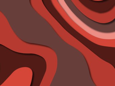 kağıt ile 3D arka plan şekilleri kesim. Soyut kağıt kitap kapağı için şablon arka plan bölmek. Kağıt arka plan kes. Soyut gerçekçi kağıt dekorasyon tasarımı için