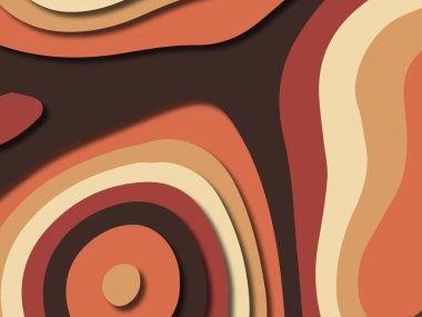 kağıt ile 3D arka plan şekilleri kesim. Soyut kağıt kitap kapağı için şablon arka plan bölmek. Kağıt arka plan kes. Soyut gerçekçi kağıt dekorasyon tasarımı için