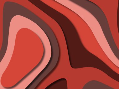 kağıt ile 3D arka plan şekilleri kesim. Soyut kağıt kitap kapağı için şablon arka plan bölmek. Kağıt arka plan kes. Soyut gerçekçi kağıt dekorasyon tasarımı için