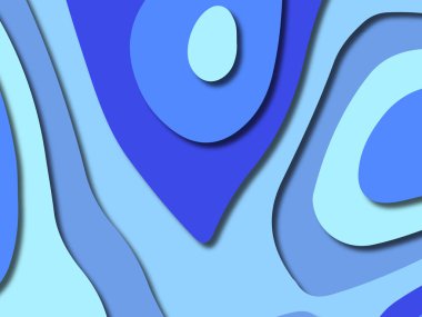 kağıt ile 3D arka plan şekilleri kesim. Soyut kağıt kitap kapağı için şablon arka plan bölmek. Kağıt arka plan kes. Soyut gerçekçi kağıt dekorasyon tasarımı için