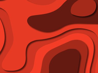 kağıt ile 3D arka plan şekilleri kesim. Soyut kağıt kitap kapağı için şablon arka plan bölmek. Kağıt arka plan kes. Soyut gerçekçi kağıt dekorasyon tasarımı için