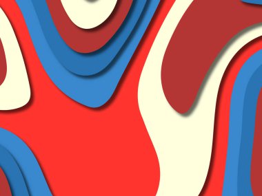 kağıt ile 3D arka plan şekilleri kesim. Soyut kağıt kitap kapağı için şablon arka plan bölmek. Kağıt arka plan kes. Soyut gerçekçi kağıt dekorasyon tasarımı için