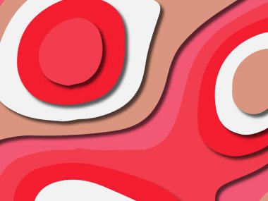 kağıt ile 3D arka plan şekilleri kesim. Soyut kağıt kitap kapağı için şablon arka plan bölmek. Kağıt arka plan kes. Soyut gerçekçi kağıt dekorasyon tasarımı için