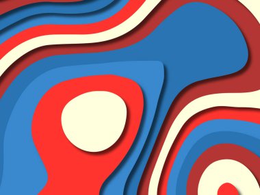 kağıt ile 3D arka plan şekilleri kesim. Soyut kağıt kitap kapağı için şablon arka plan bölmek. Kağıt arka plan kes. Soyut gerçekçi kağıt dekorasyon tasarımı için