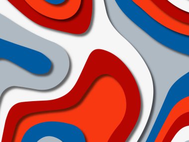 kağıt ile 3D arka plan şekilleri kesim. Soyut kağıt kitap kapağı için şablon arka plan bölmek. Kağıt arka plan kes. Soyut gerçekçi kağıt dekorasyon tasarımı için