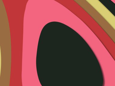 kağıt ile 3D arka plan şekilleri kesim. Soyut kağıt kitap kapağı için şablon arka plan bölmek. Kağıt arka plan kes. Soyut gerçekçi kağıt dekorasyon tasarımı için