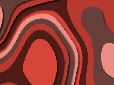 kağıt ile 3D arka plan şekilleri kesim. Soyut kağıt kitap kapağı için şablon arka plan bölmek. Kağıt arka plan kes. Soyut gerçekçi kağıt dekorasyon tasarımı için