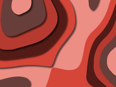 kağıt ile 3D arka plan şekilleri kesim. Soyut kağıt kitap kapağı için şablon arka plan bölmek. Kağıt arka plan kes. Soyut gerçekçi kağıt dekorasyon tasarımı için