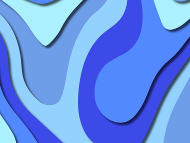 kağıt ile 3D arka plan şekilleri kesim. Soyut kağıt kitap kapağı için şablon arka plan bölmek. Kağıt arka plan kes. Soyut gerçekçi kağıt dekorasyon tasarımı için