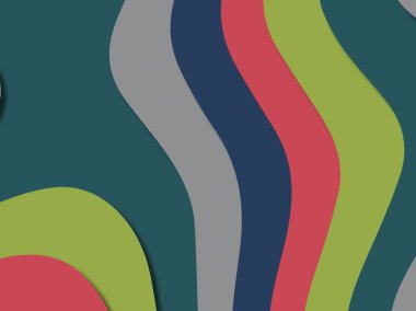 kağıt ile 3D arka plan şekilleri kesim. Soyut kağıt kitap kapağı için şablon arka plan bölmek. Kağıt arka plan kes. Soyut gerçekçi kağıt dekorasyon tasarımı için