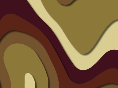 kağıt ile 3D arka plan şekilleri kesim. Soyut kağıt kitap kapağı için şablon arka plan bölmek. Kağıt arka plan kes. Soyut gerçekçi kağıt dekorasyon tasarımı için