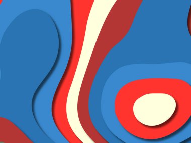 kağıt ile 3D arka plan şekilleri kesim. Soyut kağıt kitap kapağı için şablon arka plan bölmek. Kağıt arka plan kes. Soyut gerçekçi kağıt dekorasyon tasarımı için