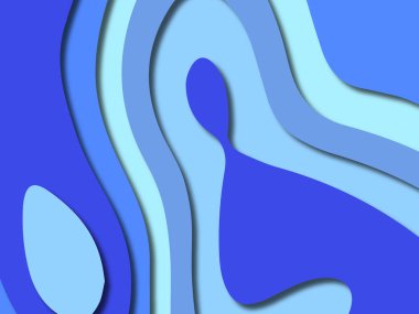 kağıt ile 3D arka plan şekilleri kesim. Soyut kağıt kitap kapağı için şablon arka plan bölmek. Kağıt arka plan kes. Soyut gerçekçi kağıt dekorasyon tasarımı için