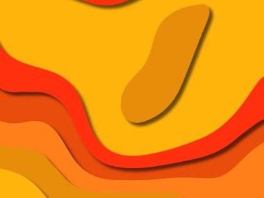 kağıt ile 3D arka plan şekilleri kesim. Soyut kağıt kitap kapağı için şablon arka plan bölmek. Kağıt arka plan kes. Soyut gerçekçi kağıt dekorasyon tasarımı için