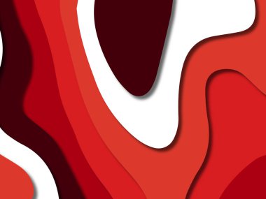 kağıt ile 3D arka plan şekilleri kesim. Soyut kağıt kitap kapağı için şablon arka plan bölmek. Kağıt arka plan kes. Soyut gerçekçi kağıt dekorasyon tasarımı için