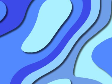 kağıt ile 3D arka plan şekilleri kesim. Soyut kağıt kitap kapağı için şablon arka plan bölmek. Kağıt arka plan kes. Soyut gerçekçi kağıt dekorasyon tasarımı için