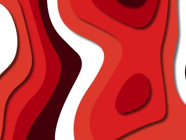 kağıt ile 3D arka plan şekilleri kesim. Soyut kağıt kitap kapağı için şablon arka plan bölmek. Kağıt arka plan kes. Soyut gerçekçi kağıt dekorasyon tasarımı için