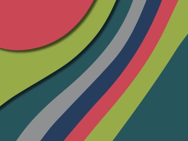 kağıt ile 3D arka plan şekilleri kesim. Soyut kağıt kitap kapağı için şablon arka plan bölmek. Kağıt arka plan kes. Soyut gerçekçi kağıt dekorasyon tasarımı için