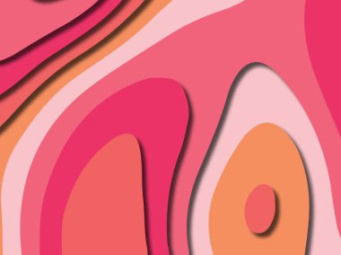 kağıt ile 3D arka plan şekilleri kesim. Soyut kağıt kitap kapağı için şablon arka plan bölmek. Kağıt arka plan kes. Soyut gerçekçi kağıt dekorasyon tasarımı için